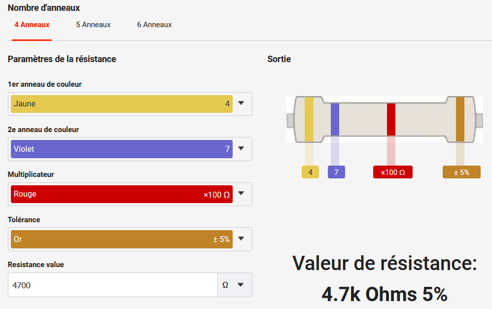 resistor colors